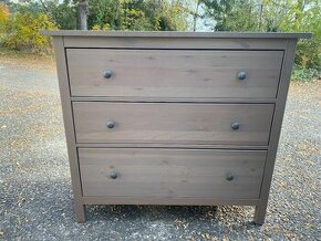 IKEA Hemnes Komoda se 3 zásuvkami - šedohnědá