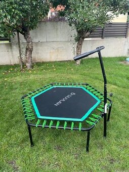 Trampolína s držadlem DUVLAN Jumpee Green