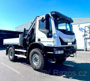 PŘEDVÁDĚCÍ 15t valník 4x4 Iveco + HIAB 15tm / 12m dosah