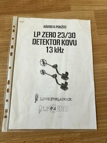 Detektor kovu LP Zero