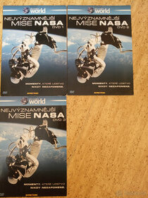 3 x DVD Nejvýznamnější mise NASA