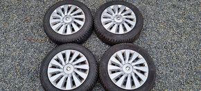 Plechové disky Škoda Oct 3 5x112 6x16 ET48 205/55r16 zimní