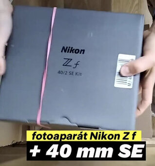 Nikon Zf + příslušenství