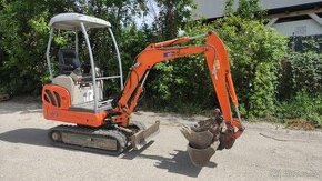 Minibagr Kobelco E16, váha 1600kg, 3x lyzica, rychloupinak