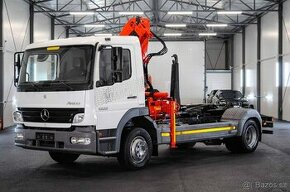 MERCEDES ATEGO 1222 HÁKOVÝ NOSIČ KONTEJNERŮ + HYDR. RUKA EU4