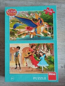 Dino puzzle Elena, 2 obrázky.