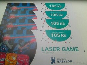 Centrum Babylon Liberec 4x poukaz na  Laser Game
