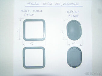 Těsnění zásobníku leštidla myčky AEG - Electrolux, Zanussi - 1