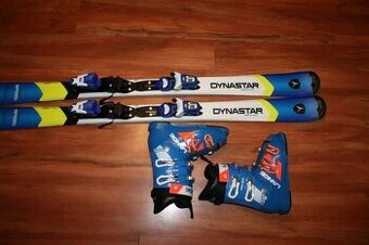 lyže dynastar Speed team 130 cm , lyžiarky lange - 1