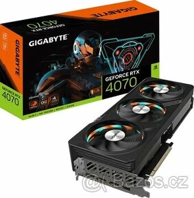 Grafická karta RTX 4070 Gigabyte Gaming 12GD Záruka