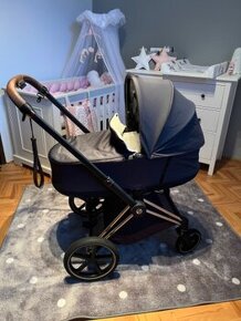 Cybex priam rosegold + cybex autosedačka se základnou