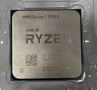 AMD Ryzen 7 5700X, 8C/16T, TDP 65W, bez chladice