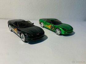 2x Chevrolet Corvette C6 1:43 BBurago - 1