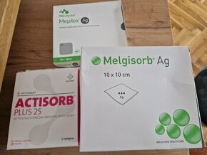 Krytí Melgisorb Ag, Actisorb plus 25