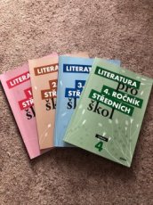 Sada čtyř učebnic literatury pro střední školy