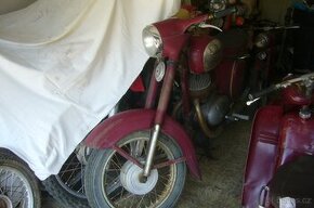 JAWA ČZ 250/559 R.V.1965-NÁLEZOVÝ STAV S DOKLADY