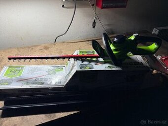 Prodám AKU PLOTOVÉ NŮŽKY GREENWORKS G40HT61 40V bez baterie