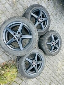 Alu kola Ronal R16 5x112 Zimni pneu vw audi seat Michelin