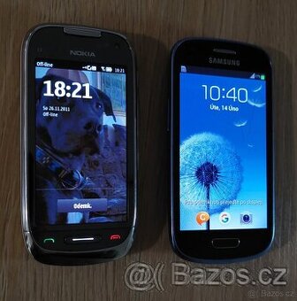 NOKIA C7,  SAMSUNG GT 18190