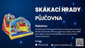 Skákací hrady - půjčovna