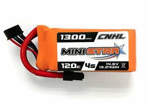 Baterie CNHL MiniStar 1300mAh 14.8V 4S 120C Doprava ZDARMA