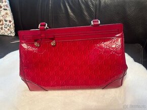 Kabelka Gucci Red Guccissima Leather Mayfair Tote Bag - 1