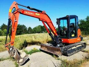 Bagr Kubota, 5,5ton. Hydraulicky rychloupinak.