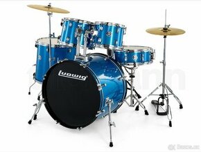 Bicí souprava Ludwig Accent Fuse 5pc Blue - 1