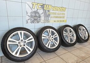 Alu kola R16 5x100 Seat + letní pneu 215/45/16 Dunlop