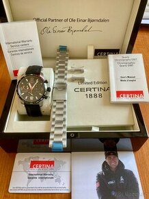 Certina DS Podium Limit edice GMT chrono 42 mm swiss