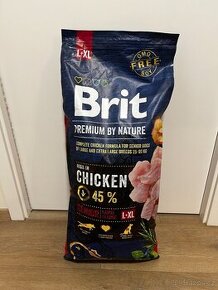 Psí granule Brit Premium by Nature Senior L+XL 15kg NOVE - 1