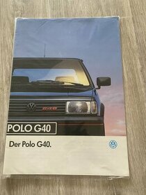Prospekt VW Polo G40