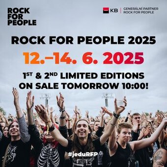 Rock for People 2025 třídenní vstupenka