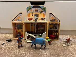 Prodám playmobil set stáj s koněm