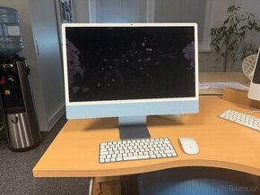 APPLE IMAC 24 M1 BLUE 256GB SSD/8 GB RAM - jak novy