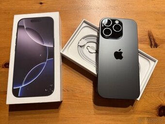 Apple iPhone 16 Pro 256GB černý titan (MYNH3SX/A)