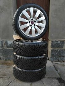 Fiat Alu kola 18" + pneu(celoroční 7mm)