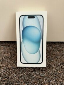 iPhone 15 128gb Blue. Top stav, rok zaruka Vodafone.