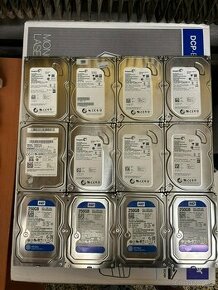 Pevné disky nové, HDD, 3,5", 7200rpm, SATA, 250GB, 500GB - 1