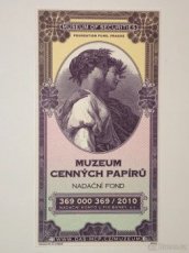 Gábriš Muzeum cenných papírů Nadační fond, stav UNC - 1