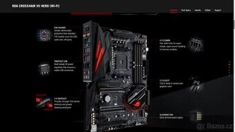 Asus ROG X470 CROSSHAIR VII HERO (WI-FI) s Ryzen 5 3600