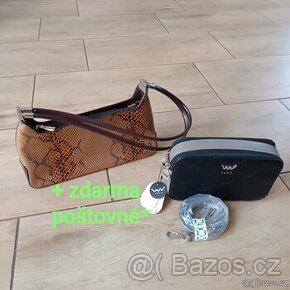 NOVÁ: Crossbody zn. Vuch / Kabelka s krokodýlím vzorem