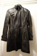 Dámský kožený kabát v. 40