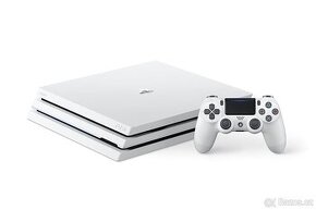 Playstation 4 PRO 1TB Glacier White 4K HDR - TOP STAV