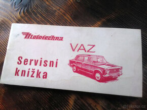 Původní servisní knížka VAZ