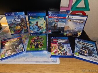 PS4/PS5 HRY PRINCE, GOD OF WAR, LEGO, PLANET, SNOWRUNNER