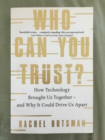 Kniha / Book: Who can you trust? - Rachel Botsman