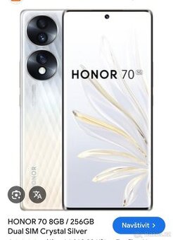 HONOR 70 8GB /256GB Crystal silver