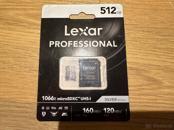 Lexar Professional 1066x Silver microSDXC 512GB + adaptér - 1