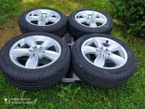 ALU KOLA AUDI A1 - 5x100 - r15 +LETNÍ PNEU DUNLOP  185/60/15